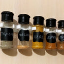 Kit de 10 frascos de plástico para temperos de cozinha