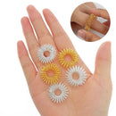 Conjunto de anéis massageadores que aliviam o estresse