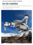 Drone com câmera profissional em resolução 4K