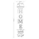 Adesivos com letras em inglês para decoração